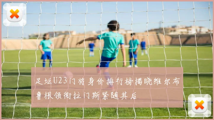 足坛U23门将身价排行榜揭晓维尔布鲁根领衔拉门斯紧随其后
